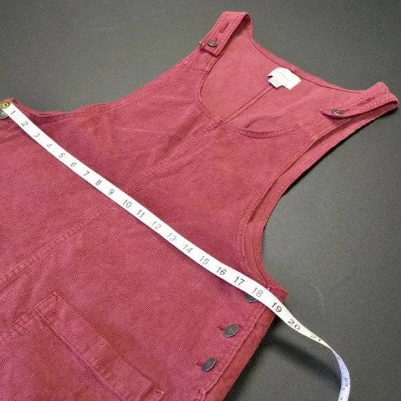 Women's American Eagle Burgundy Overall Dress Size M - Picture 5 of 10